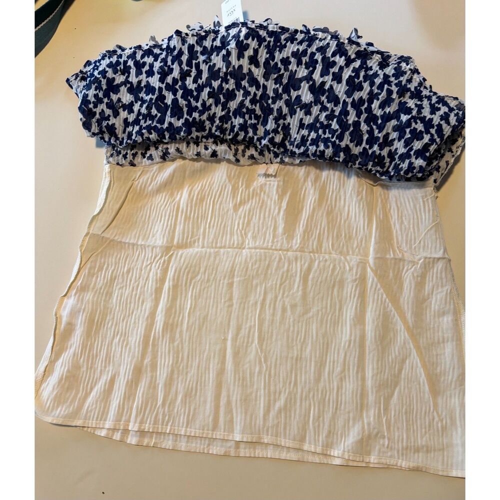 NWT Anthropologie Forever That Girl 3D Butterfly Ribbed Tank Top Sz XXS P - Picture 8 of 9